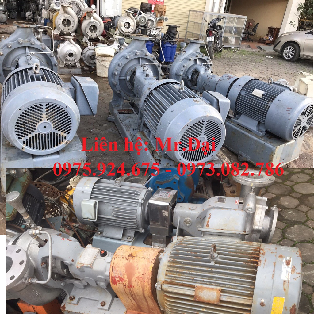 Máy bơm đầu rời bãi Nhật 90kw, 75kw, 55kw